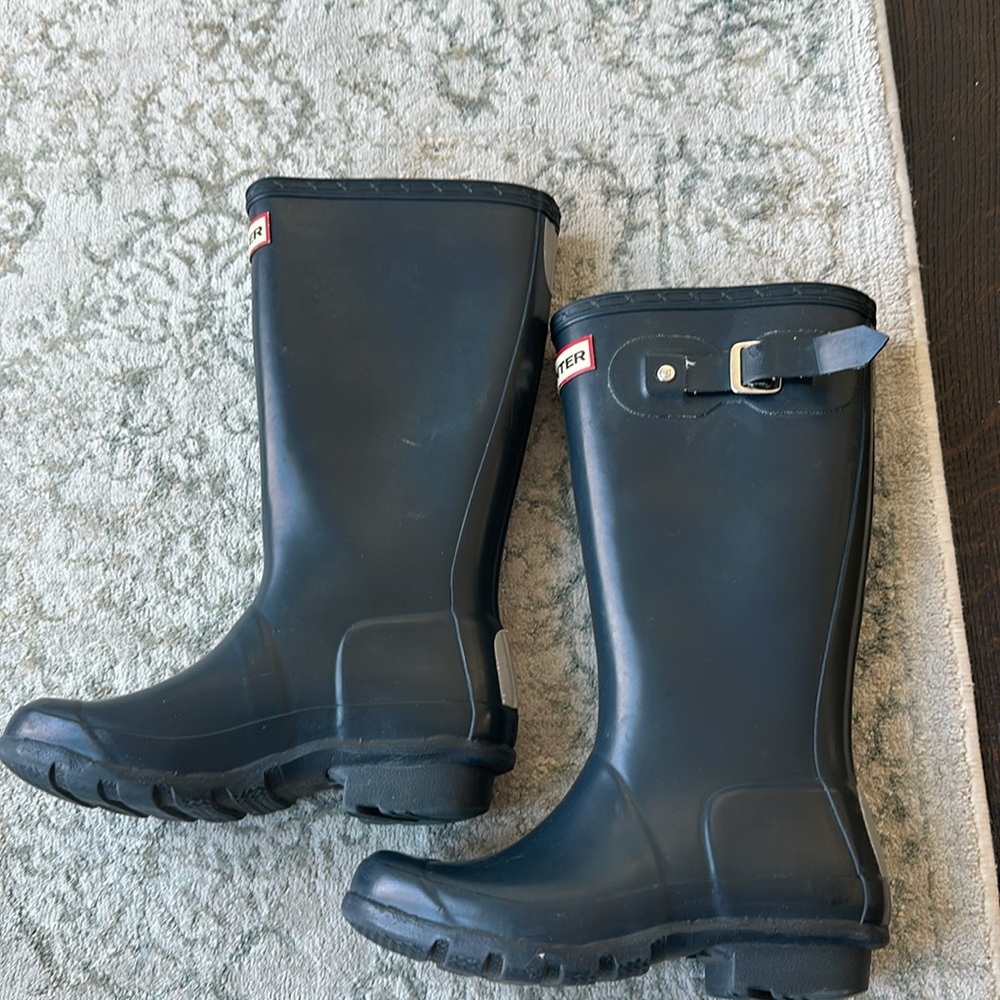 Kids Original Hunter boots in blue/gray size EU 32 - Picture 4 of 7